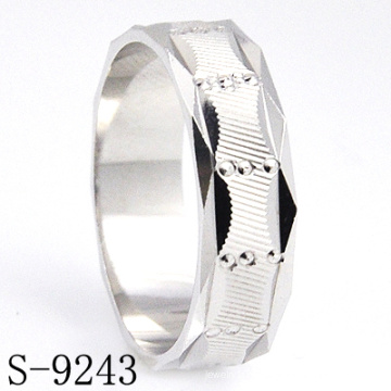 Hot-Selling 925 Silverjewelry Anel Resina Homens Sem CZ